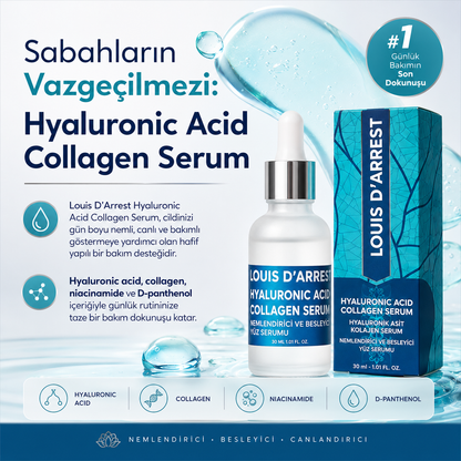 Hyaluronik Asit Kolajen Yüz Serumu 30 ml
