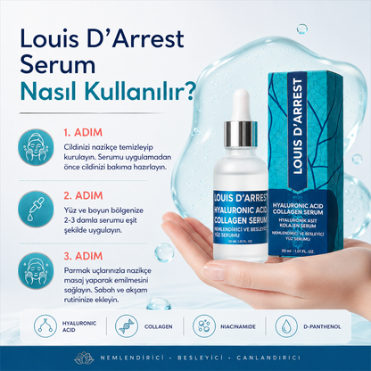 Hyaluronik Asit Kolajen Yüz Serumu 30 ml