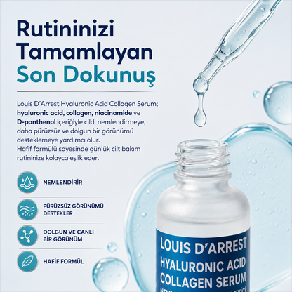 Hyaluronik Asit Kolajen Yüz Serumu 30 ml