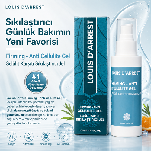 Body Sculpt Sıkılaştırıcı Vücut Jeli - Selülit Karşıtı Bakım Jeli, Kolajen & Vitamin B5, 100 ml