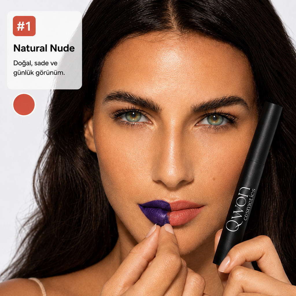 Qwon Lip Stain – +10 Saat Kalıcı & Suya Dayanıklı