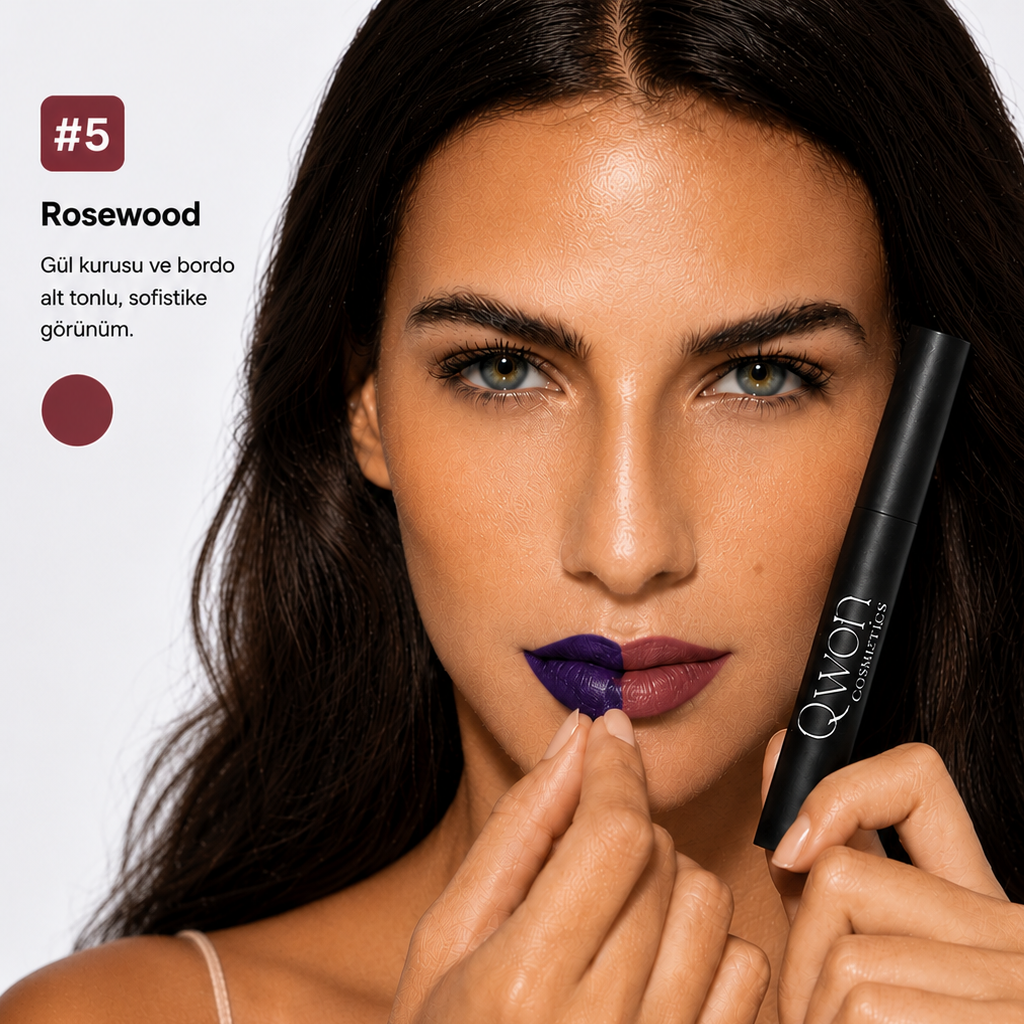 Qwon Lip Stain – +10 Saat Kalıcı & Suya Dayanıklı